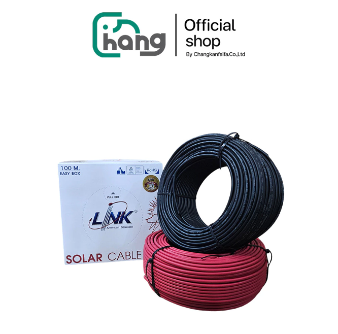 สายโซล่าเซลล์ PV Solar Cable สายไฟ DC ทนแดด | LINK - Image 1